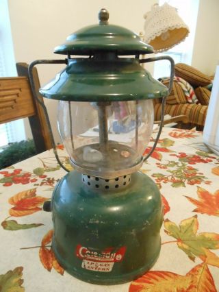 Vintage Coleman 5120 Lp Gas Lantern,  Wichita,  Ks