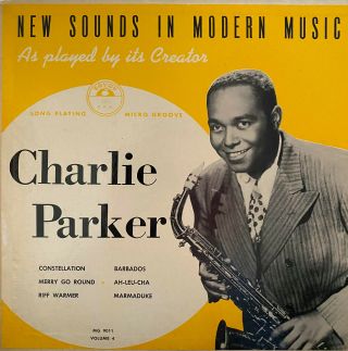 Very Rare Jazz 10  Be Bop By Charlie Parker Vol 4 Og Us Savoy Mg 9011 Ex