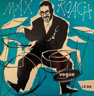 Very Rare Jazz 10  A Session With Max Roach Og Fr Vogue Ld 014 Nm