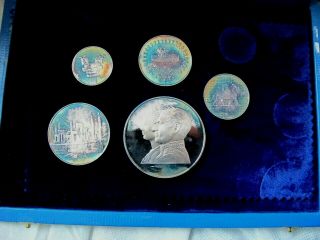 2500 Years To Empire Anniversary 5 Coin Set 999 Silver Proof Rare