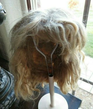Large Antique Mohair Wig For Antique Doll