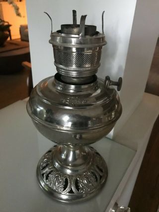 Antique B&h Bradley Hubbard Oil Lamp