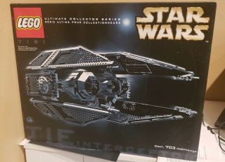 Lego Star Wars Tie Interceptor 2000 (7181) Rare Retired Plus Box