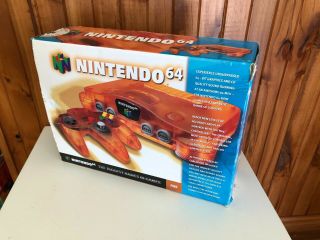 Nintendo 64 Console | Funtastic Fire Orange | Boxed & Complete | Rare Pal