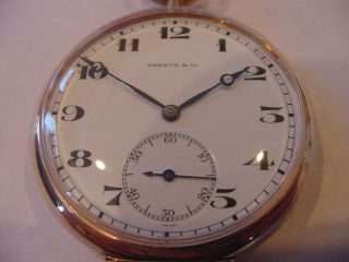 AWESOME VERY RARE 1920s SHREVE & Co LONGINES 14k GOLD FILLED POCKET WATCH 2