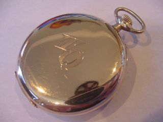 AWESOME VERY RARE 1920s SHREVE & Co LONGINES 14k GOLD FILLED POCKET WATCH 4