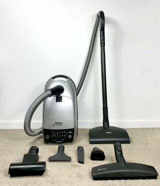 Rare Miele Platinum Limited Edition Canister Vacuum Cleaner With Attachments