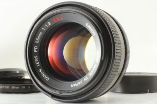 Rare " O " [optics Mint] Canon Fd 55mm F/1.  2 S.  S.  C.  Ssc Lens Fd Mount From Japan