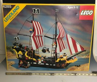 Ultra Rare Lego 6285 Pirates Black Seas Barracuda - Complete - W/ Box Instructions