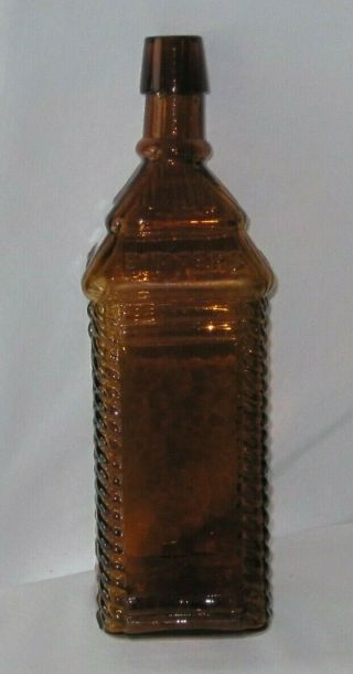 Org Rare Antique Vintage H.  P.  Herb Wild Cherry Amber Bitters Bottle Reading Pa. 4