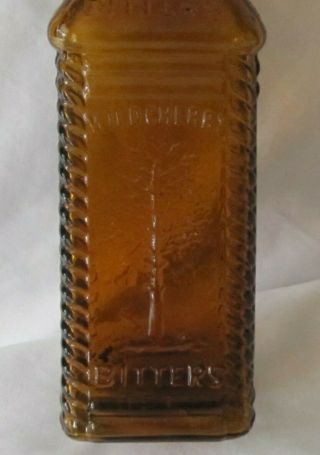 Org Rare Antique Vintage H.  P.  Herb Wild Cherry Amber Bitters Bottle Reading Pa. 5