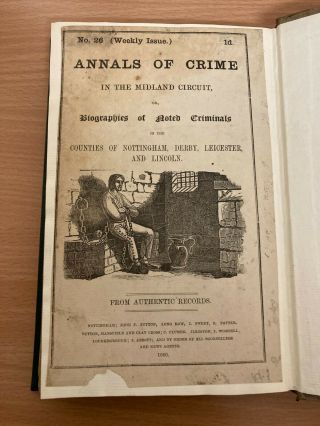 HANGING MURDER ROBBERY EXECUTION ANNALS OF CRIME IN THE MIDLANDS VERY RARE 1859 4