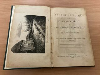 HANGING MURDER ROBBERY EXECUTION ANNALS OF CRIME IN THE MIDLANDS VERY RARE 1859 5