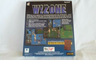 W Zone for Warcraft II - MacSoft - Vintage MAC Game - Rare 1996 Big Box - Macintosh 2