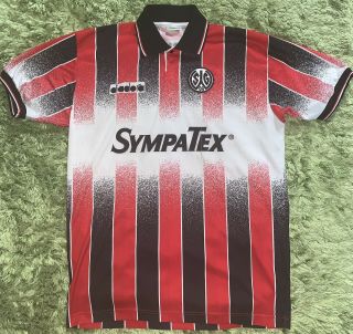 Sg Wattenscheid 09 Rare Football Shirt 1993 Vintage Diadora Sympatex Germany