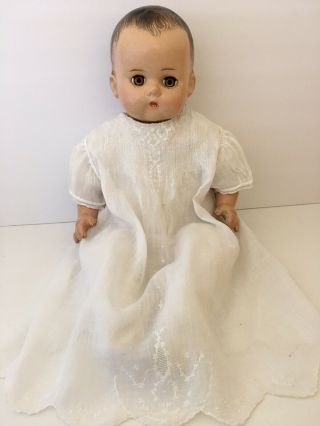 Composition R&b Baby Doll Cloth Body 17“ Antique Composition Baby