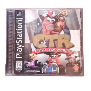 Ctr: Crash Team Racing (playstation 1,  1999) Black Label Complete Cib Rare Ps1