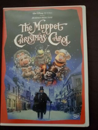 Disney The Muppet Christmas Carol Dvd Very Rare & Oop Uncut W/ When Love Is Gone