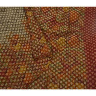 Tcw Vintage Sarees 100 Pure Silk Woven Craft Fabric Premium 5 Yard Sari 2