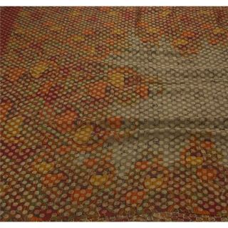 Tcw Vintage Sarees 100 Pure Silk Woven Craft Fabric Premium 5 Yard Sari 3