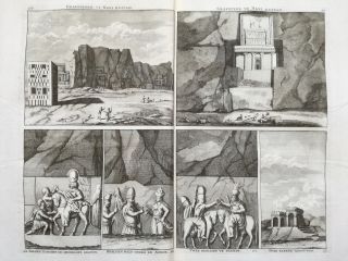 Bruyn Large Print On Persepolis Persia Iran Archeology (f) - 1714