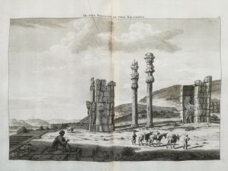 Bruyn Large Print On Persepolis Persia Iran Archeology (g) - 1714