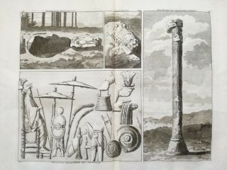 Bruyn Large Print On Persepolis Persia Iran Archeology (e) - 1714