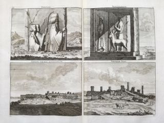 Bruyn Large Print On Persepolis Persia Iran Archeology (c) - 1714