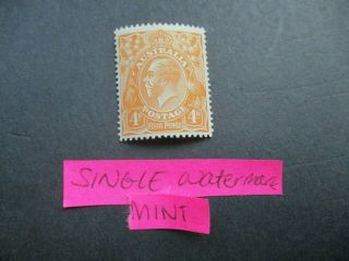 Kgv Stamps: Single Watermark - Rare - Must Have (t760)