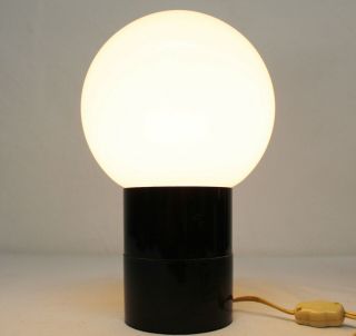 Vintage Mid Century Modern Globe Lamp,  9.  5 " H