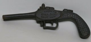 Antique American Bull Dog Boot Jack Pistol Revolver Cast Iron 19th Century