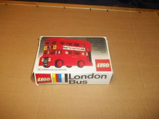 Vintage Lego Set 760 London Bus 1974 Instructions And Box Complete No Decals