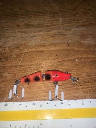 Vintage Creek Chub Baby Jointed Pikie Minnow Antique Fishing Lure