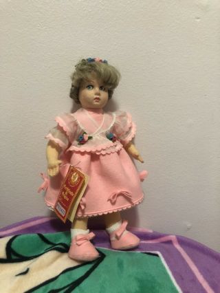 Vintage 1984 Lenci 13 " Tall " Loretta " Doll With Certificate