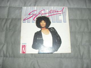 Whitney Houston - So Emotional - Rare 1987 Cd Single