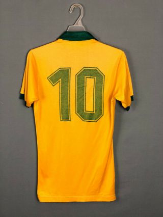 BRAZIL 1988 - 89 HOME SHIRT JERSEY TOPPER 10 PAULO SILAS Vintage EXTRA RARE 3