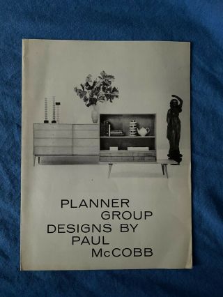 Mid - Century Modern Planner Group Designs By Paul Mccobb Advertisement Brochure