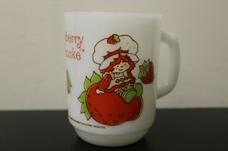 Vintage Strawberry Shortcake Milk Mug (american Greetings Corp,  1980) Rare