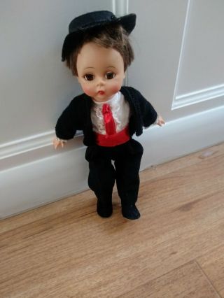 Vintage Madame Alexander Spanish Boy Doll 779 Bent Knee 8 "