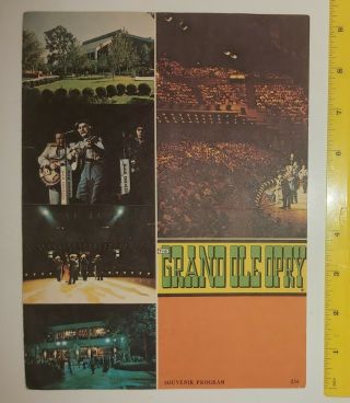 Rare (nashville) " Grand Ole Opry - 1978 February 10 & 11 - Souvenir Program " 25c