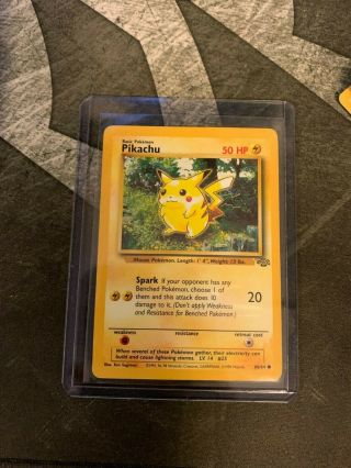 Pokemon - Pikachu - 1999 Jungle Base Set Card 60/64 Conditition