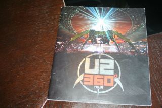 U2 360 2011 Very Rare Tour Concert Program Tour Book Final Leg Bono The Edge