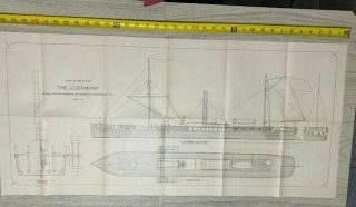 Vintage Ships Plan Robert Fulton 