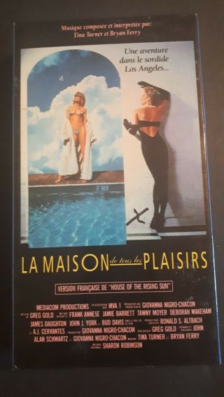 House Of The Rising Sun Vhs Rare French Version 1987