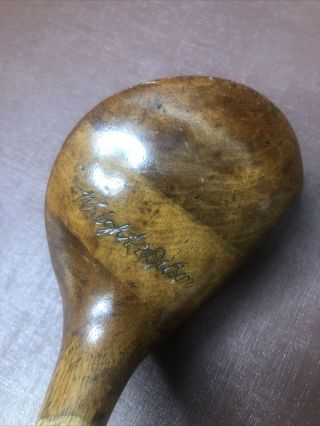 Antique Vintage Hickory Wood Shaft Wright & Ditson Left Hand Driver Collector