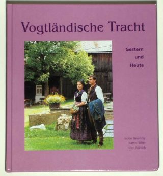 Book German Folk Costume Vogtland Antique Regional Fashion European Ethnic Dress