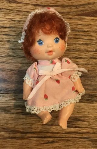 Vintage Strawberry Shortcake Doll Berry Baby Mini Doll