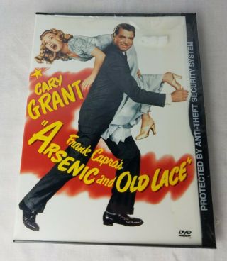 Arsenic And Old Lace (dvd,  2000) Snapback Case Cary Grant 1944 Film Rare Oop