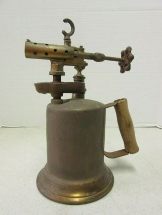 Antique 1921 Clayton & Lambert Mfg.  Co.  Detroit Brass Blow Torch