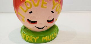 VINTAGE STRAWBERRY BANK MADE IN JAPAN SHORTCAKE ? I LOVE YOU BERRY MUCH 3